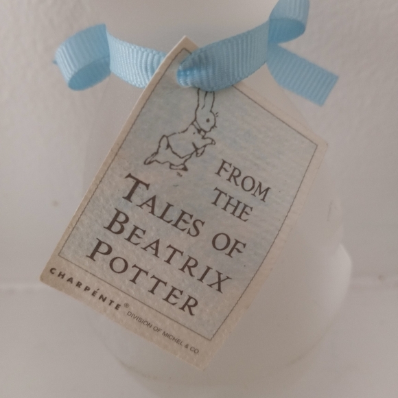 Charpente Peter Rabbit Frosted Glass Figurine Beatrix Potter 1997 - Picture 10 of 11